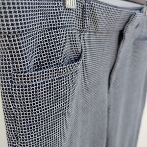 Banana Republic Black and White Patterned Trousers Sloan Fit.